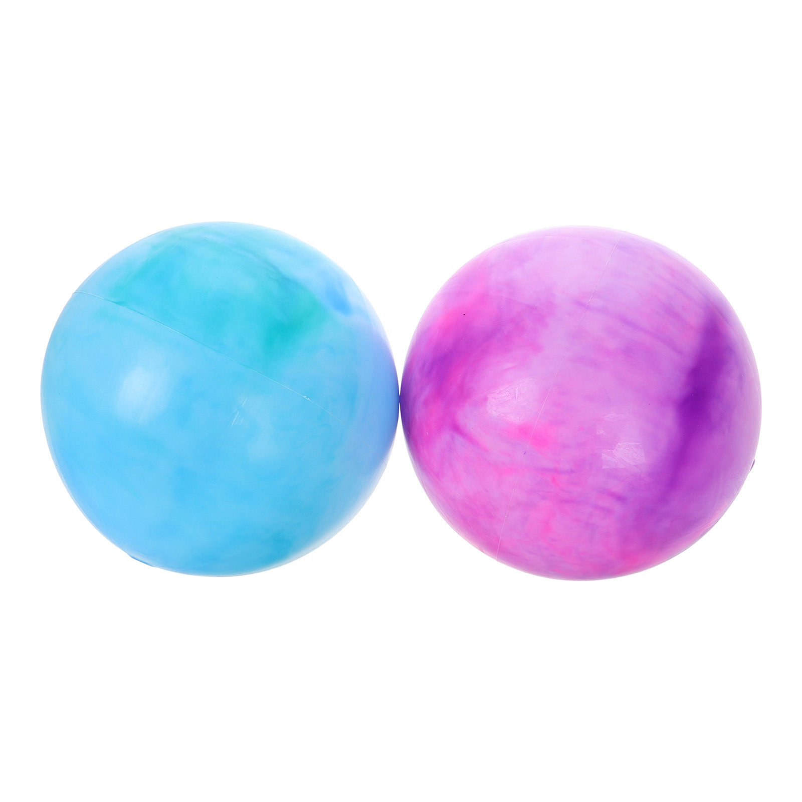 Pilates Yoga Ball Exercises - ลูกบอลพิลาทิสแบบเป่าลม 2 ชิ้น ลูกบอลโยคะขนาดเล็กสำหรับฝึกการทรงตัว เสริมสร้างความแข็งแรงของแกนกลางลำตัว ใช้ได้ที่ชายหาด