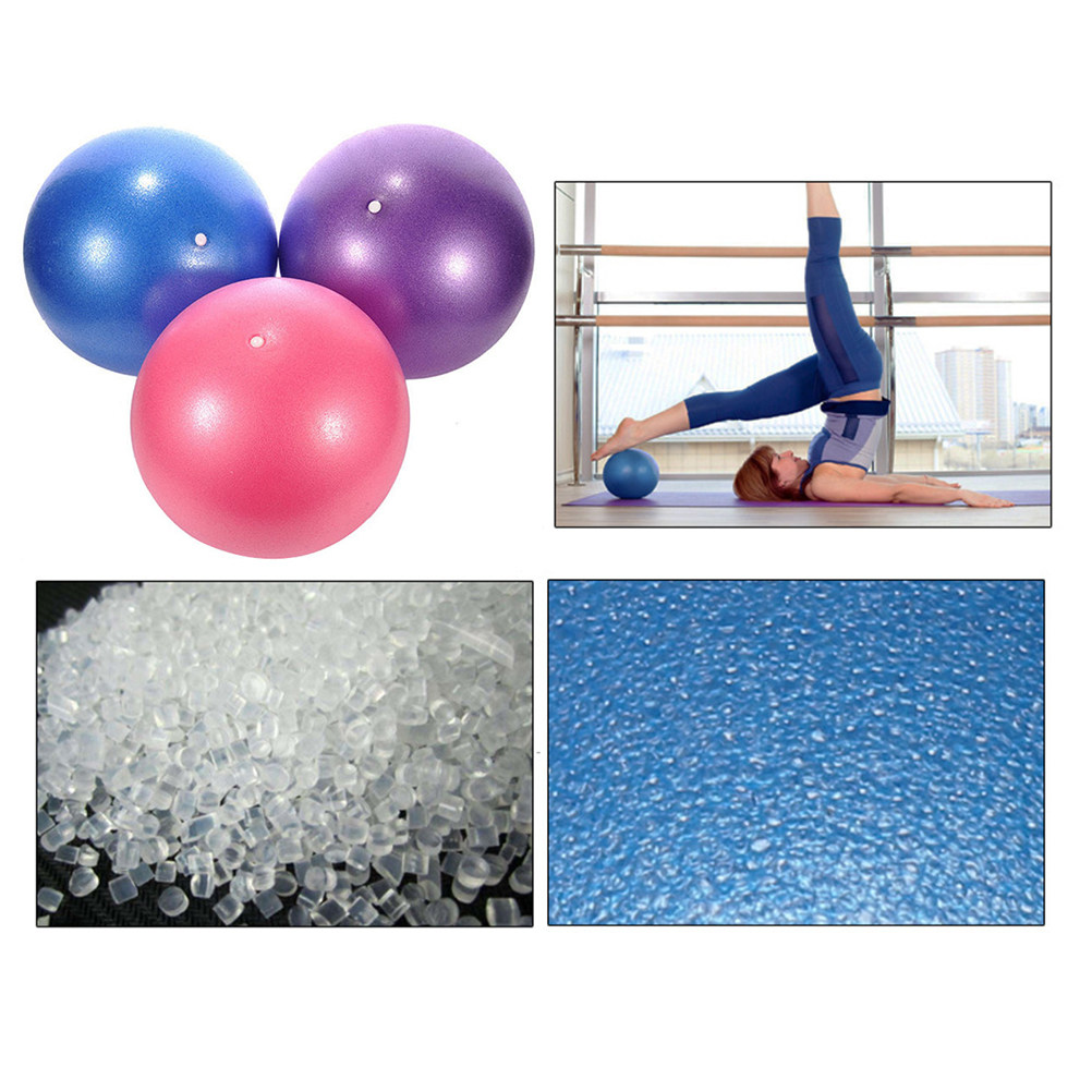Pilates Yoga Ball Exercises - ลูกบอลพิลาทิสขนาดเล็ก 2 ชิ้น วัสดุ PVC ป้องกันการแตก