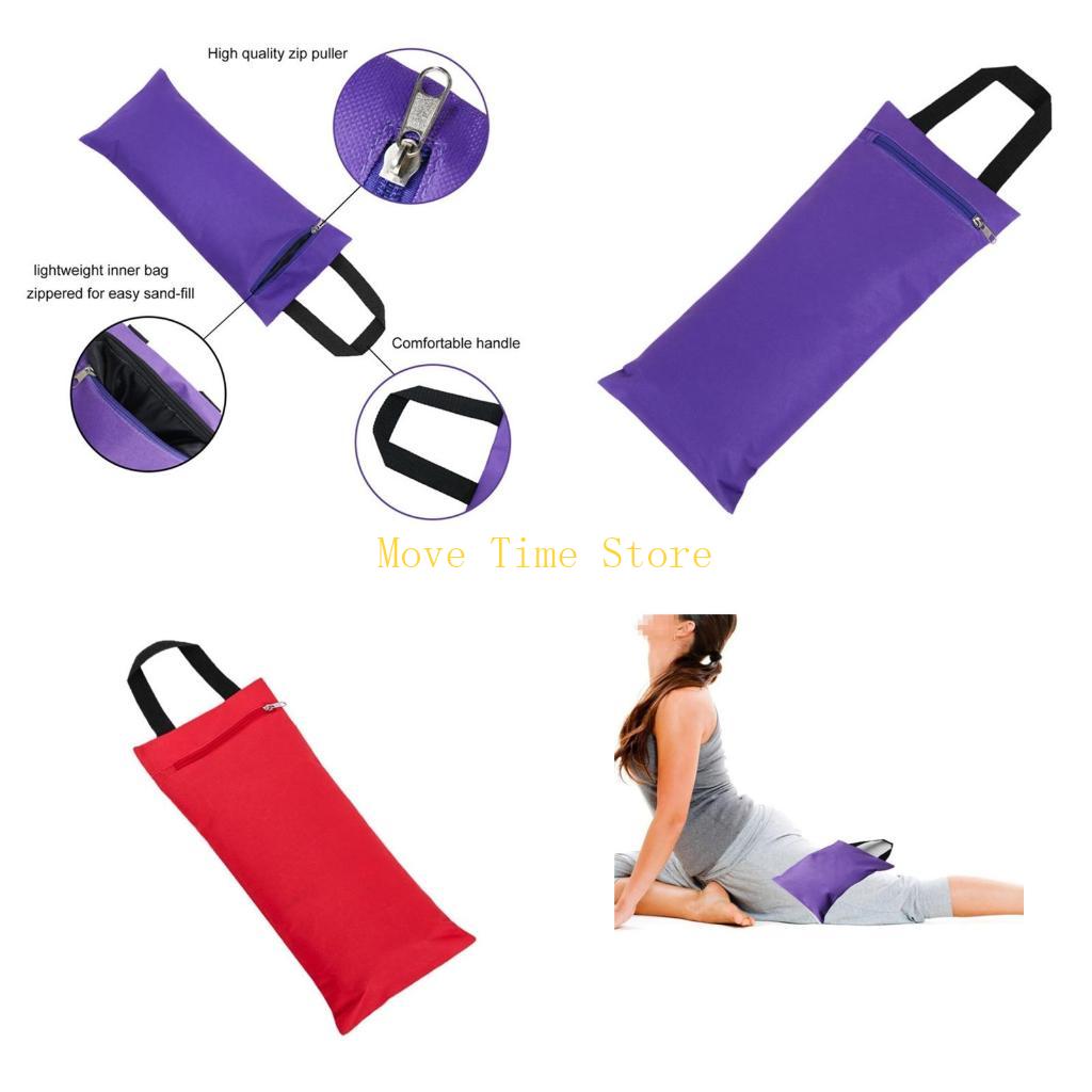 Yoga Sandbag Weight - กระสอบทรายโยคะแบบพับได้ 92ME พร้อมที่จับเดี่ยวสำหรับการฝึกโยคะและการฝึกความต้านทาน