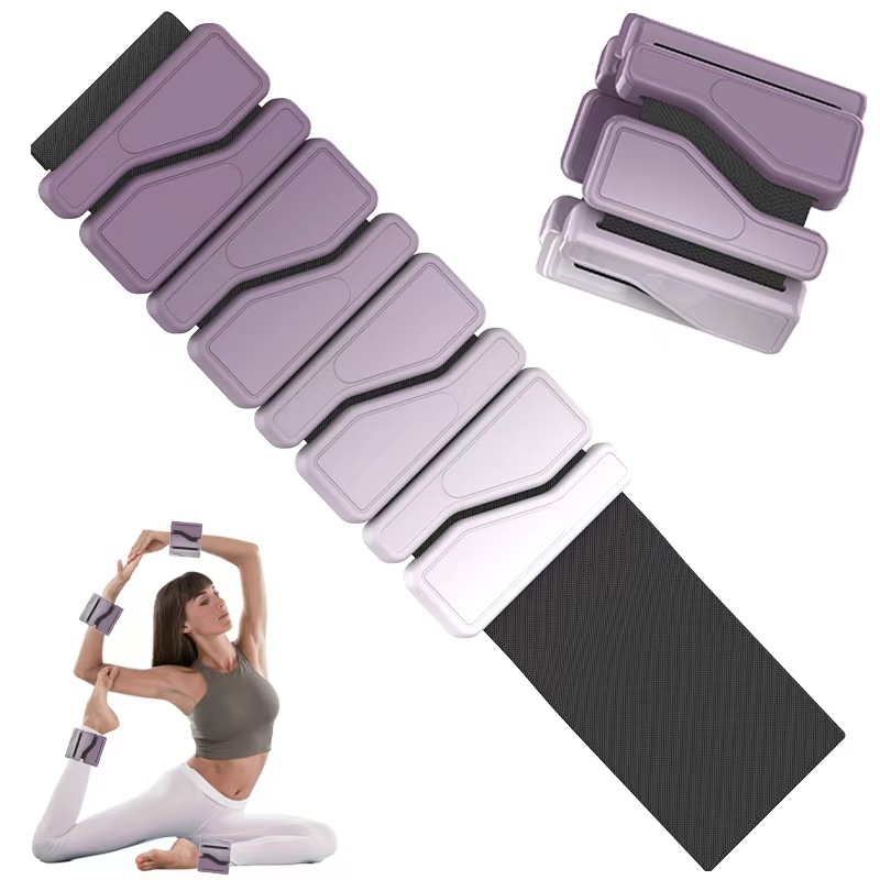 Yoga Sandbag Weight - สายรัดข้อมือซิลิโคนถ่วงน้ำหนัก 2 ชิ้น 2 ปอนด์ ปรับได้