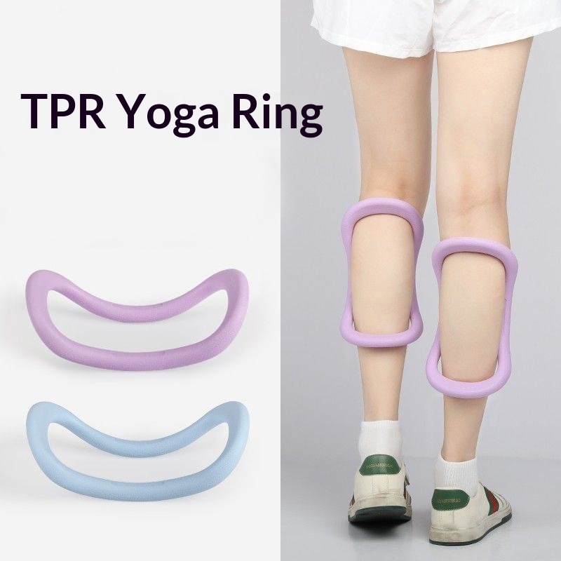 Pilates Yoga Tone - วงแหวนโยคะ TPR แบบนุ่ม, วงแหวนยืดกล้ามเนื้ออเนกประสงค์สำหรับการบริหารหลัง, การคลายกล้ามเนื้อ, พิลาทิส