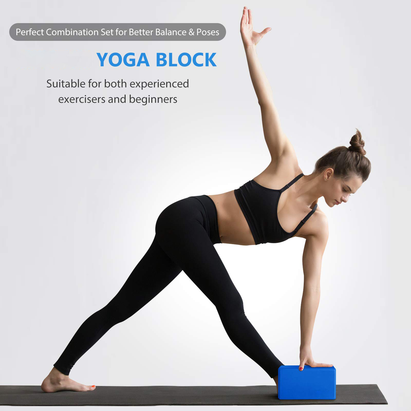 【ซุปเปอร์นิว】ชุดบล็อกโยคะและสา - Pilates Yoga Tone บทวิจารณ์และราคา
