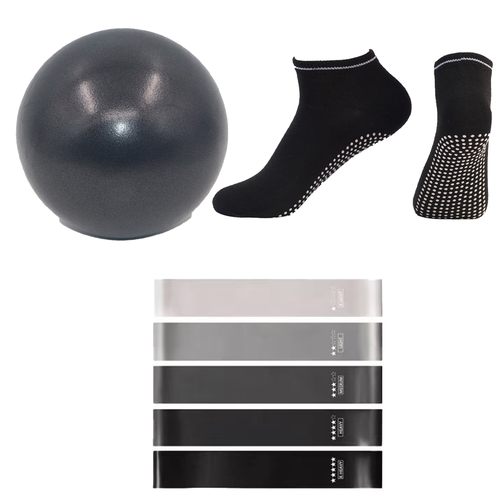 ชุดอุปกรณ์ออกกำลังกายที่บ้าน ป - Pilates Yoga Ball Exercises บทวิจารณ์และราคา