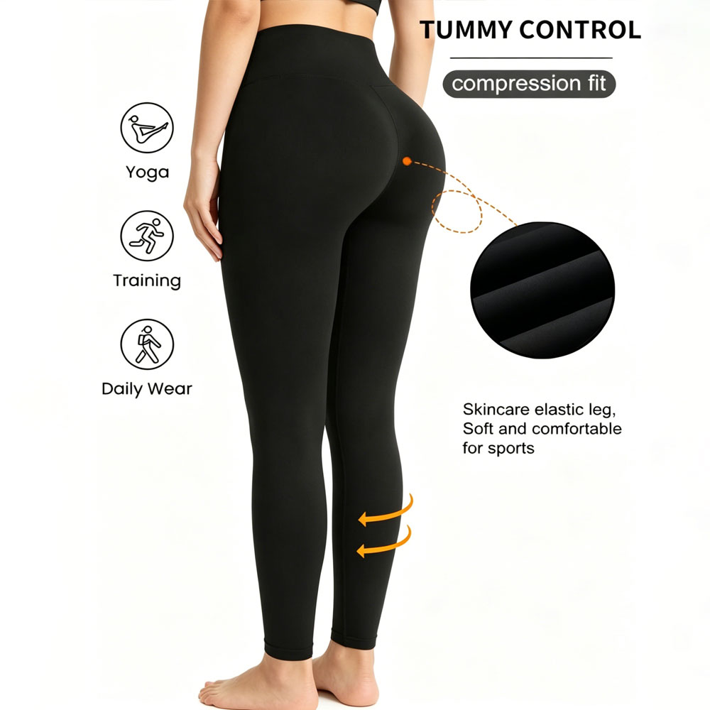 เลกกิ้งกีฬาผู้หญิงเนื้อผ้านุ่ม - Pilates Yoga Stretching บทวิจารณ์และราคา