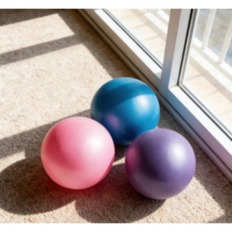 ลูกบอลโยคะแบบหนา 1 ลูก ป้องกัน - Pilates Yoga Ball Exercises บทวิจารณ์และราคา