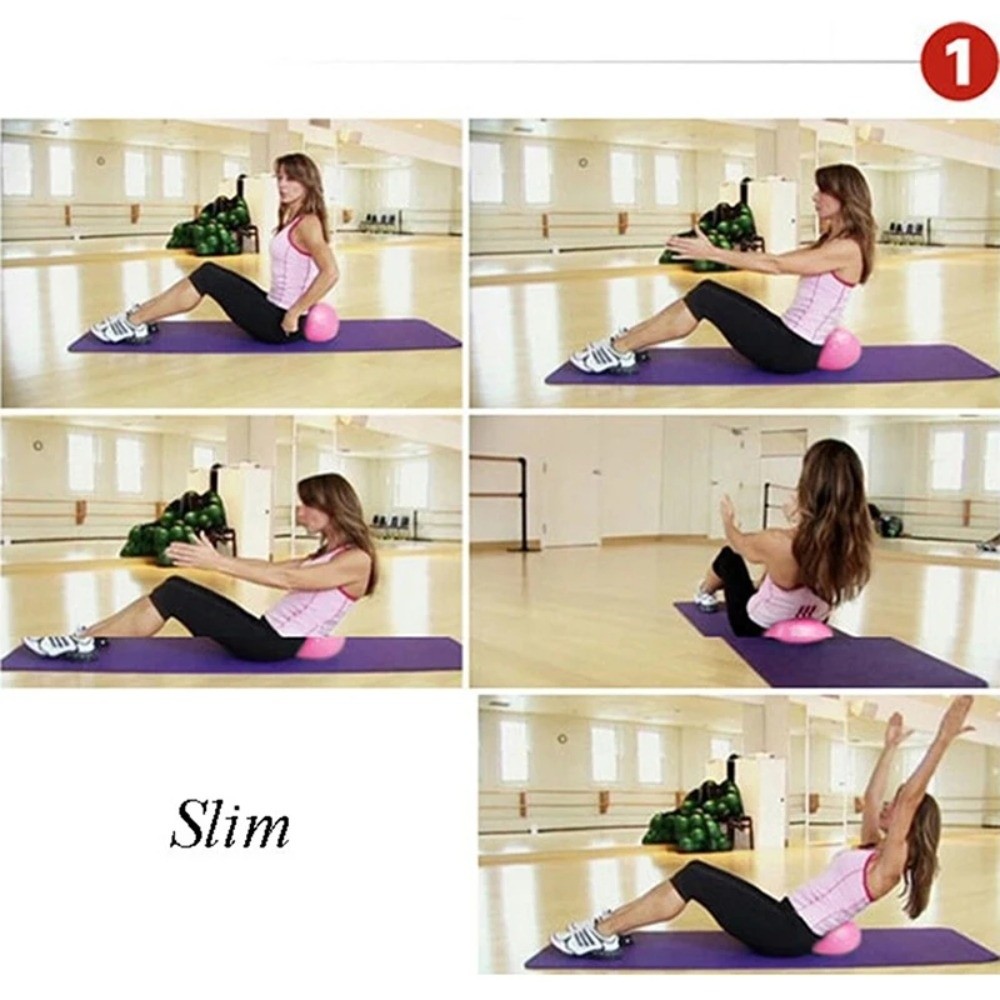 ลูกบอลโยคะใหม่ขนาด 25 ซม. ลูกบ - Pilates Yoga Ball Exercises บทวิจารณ์และราคา