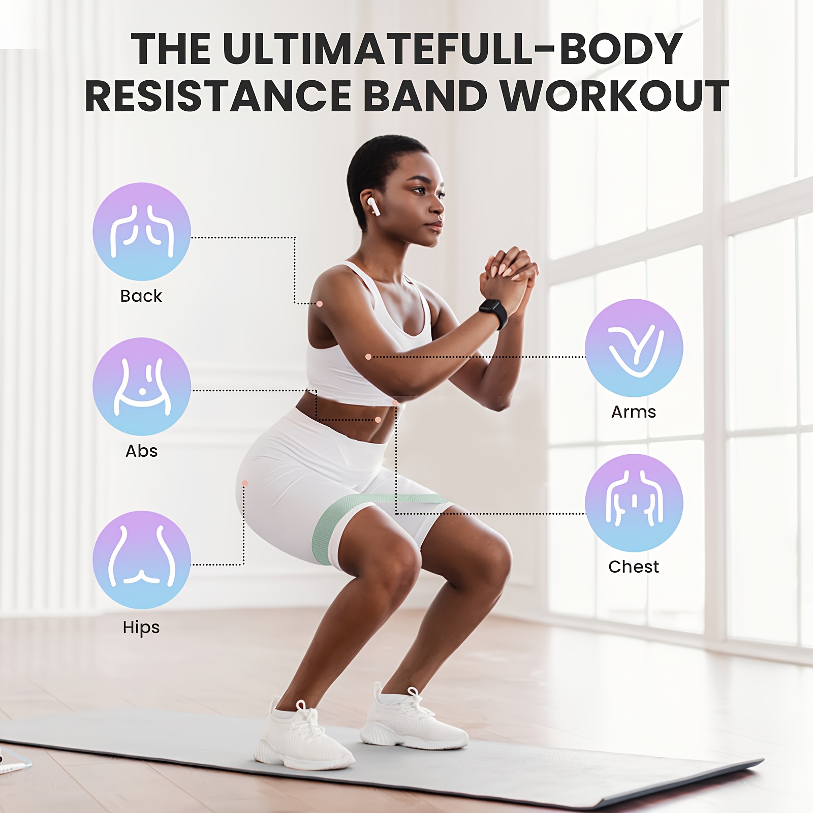 1 ชิ้น/4 ชิ้นยางยืดออกกำลังกาย - Pilates And Yoga Studio บทวิจารณ์และราคา