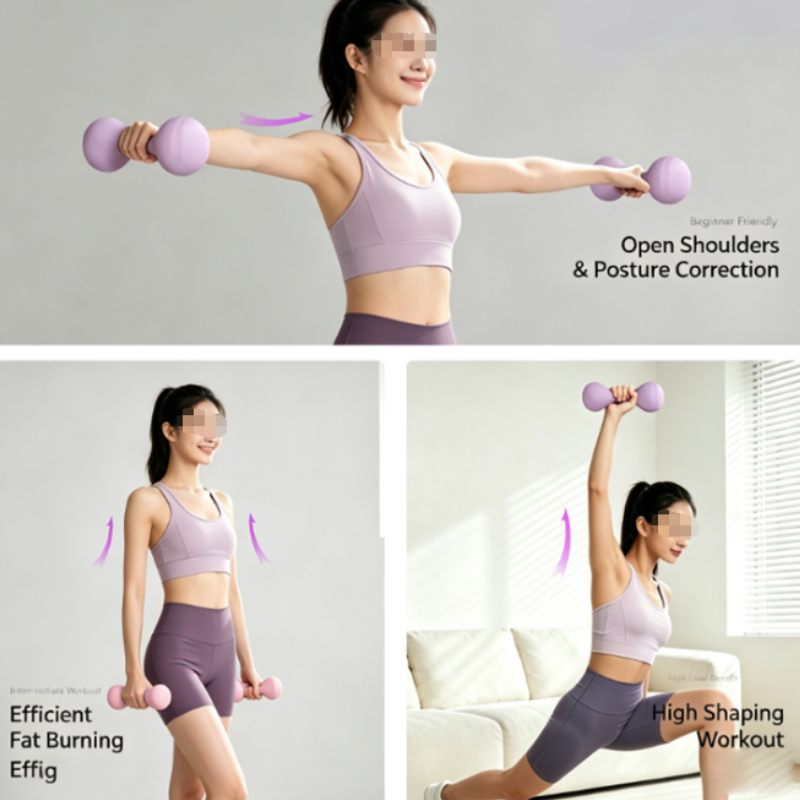 ดัมเบลสำหรับผู้หญิง น้ำหนัก 1. - Pilates Yoga Tone บทวิจารณ์และราคา