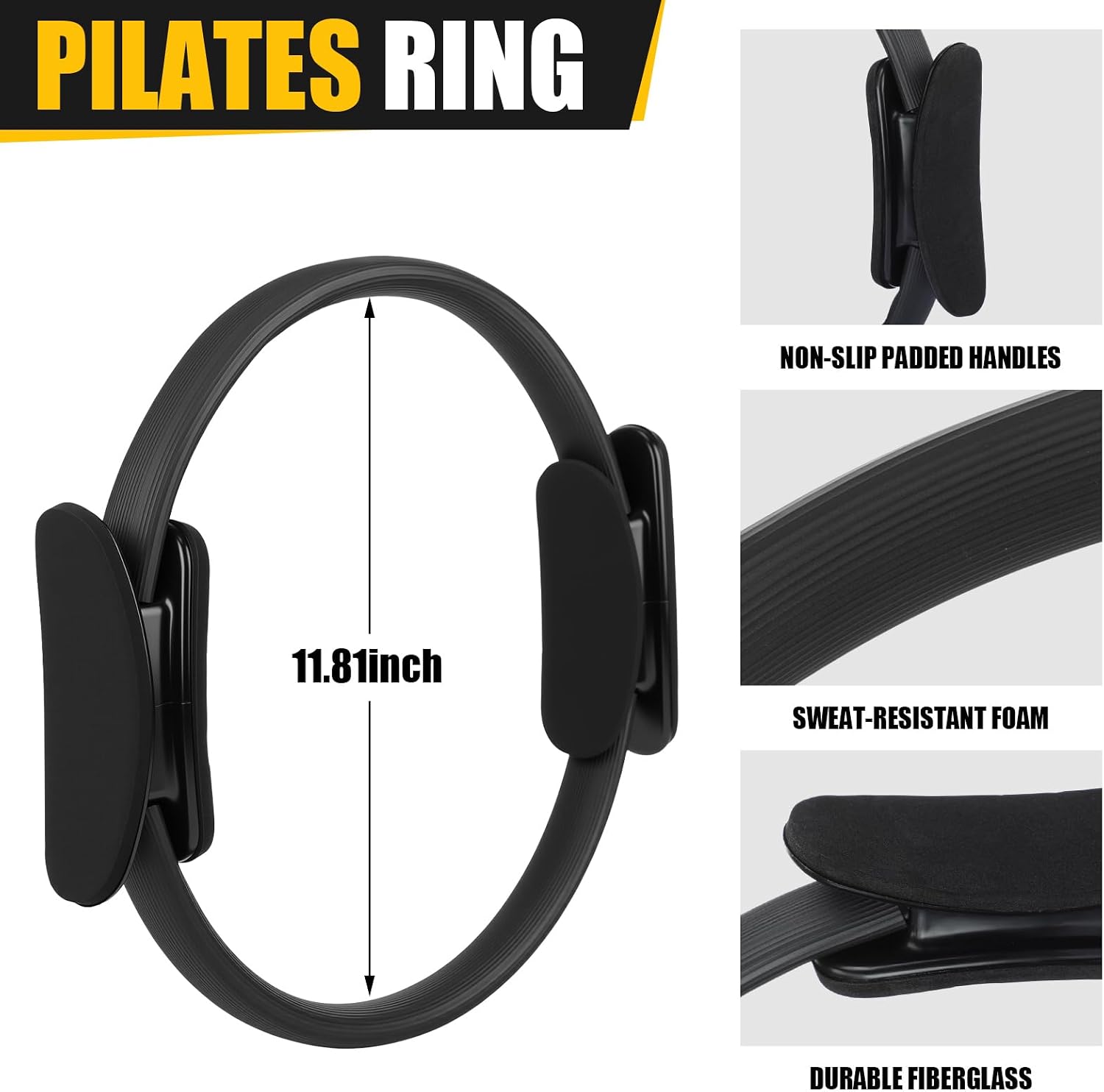 ชุดวงแหวนและลูกบอลพิลาทิส 18 ช - Pilates Yoga Tone บทวิจารณ์และราคา