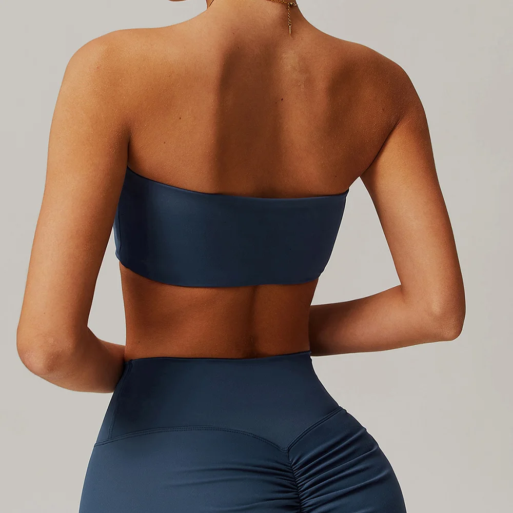 เสื้อชั้นในกีฬาแบบไร้ตะเข็บสำห - Pilates Yoga Wrap Top บทวิจารณ์และราคา