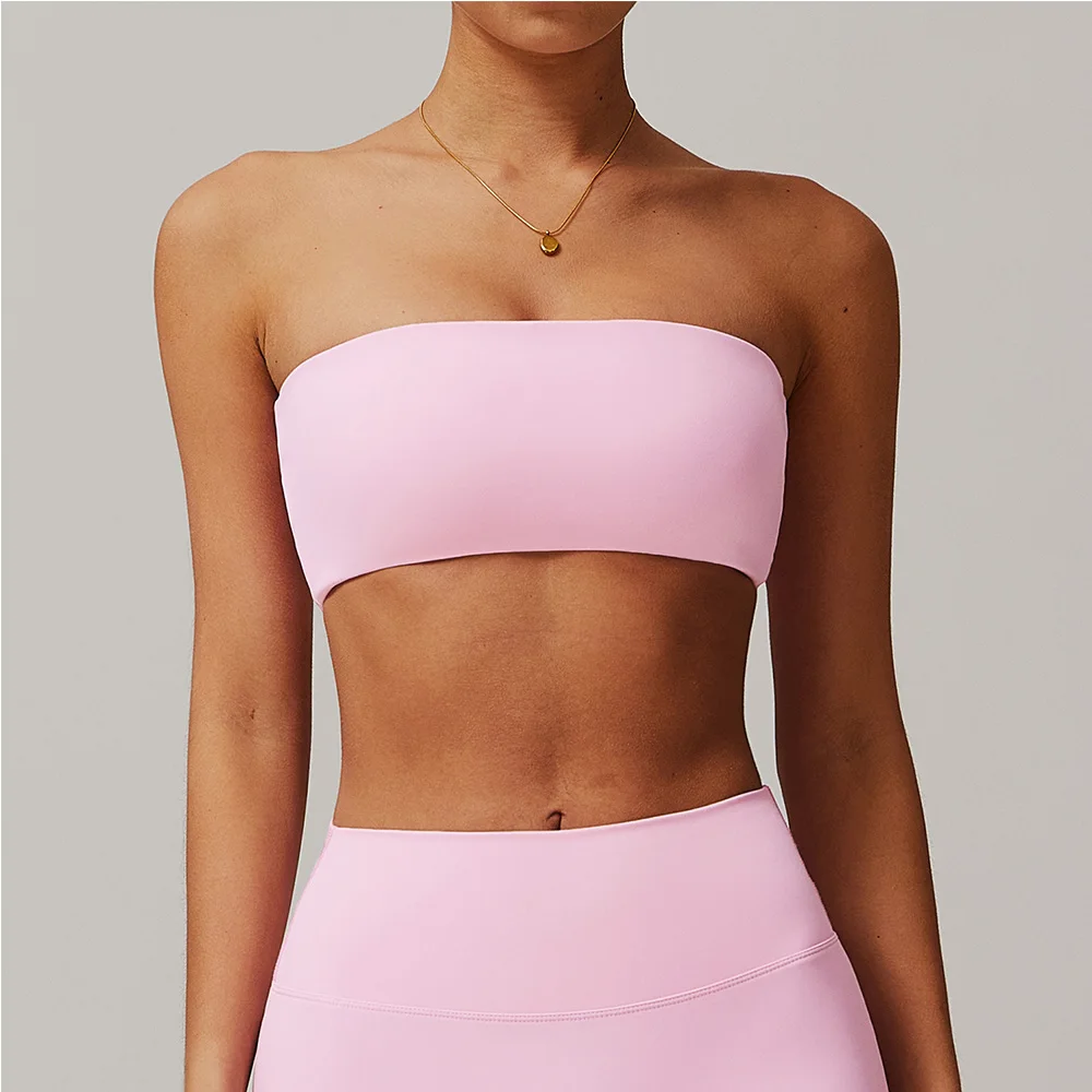 เสื้อชั้นในกีฬาแบบไร้ตะเข็บสำห - Pilates Yoga Wrap Top บทวิจารณ์และราคา
