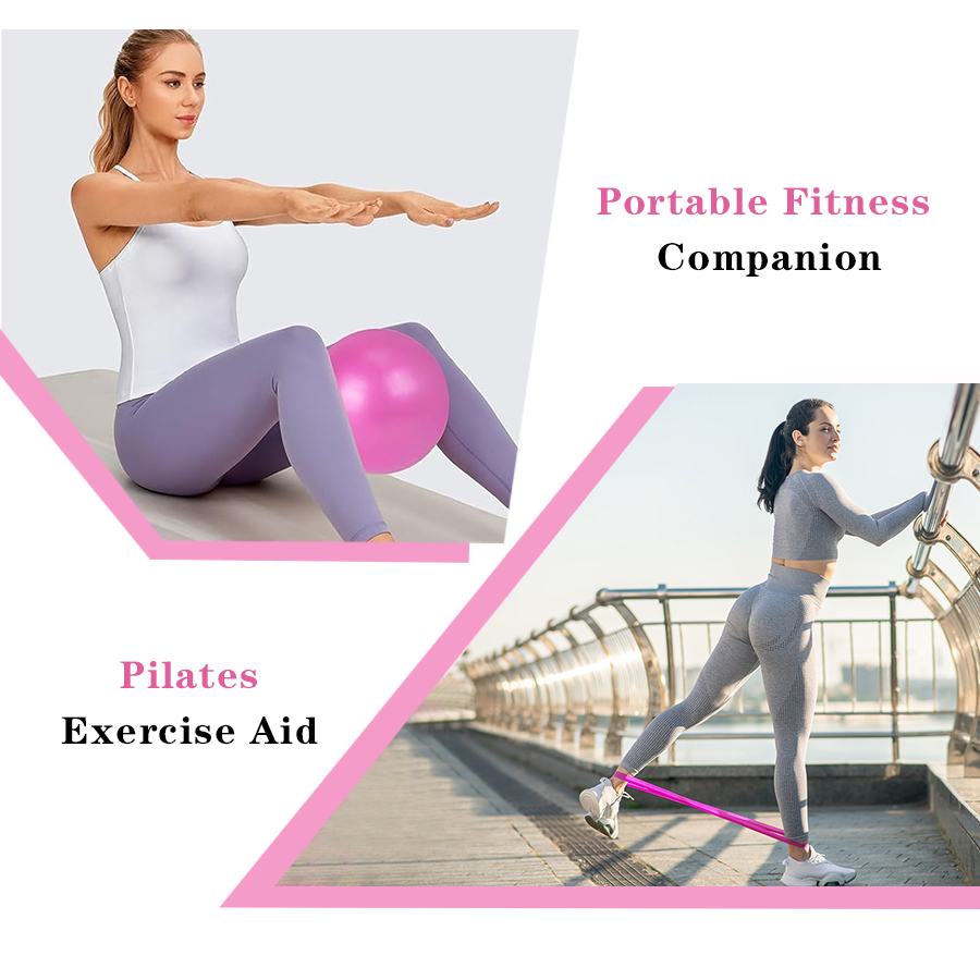 ชุดอุปกรณ์ออกกำลังกายที่บ้าน 5 - Pilates Yoga Ball Exercises บทวิจารณ์และราคา