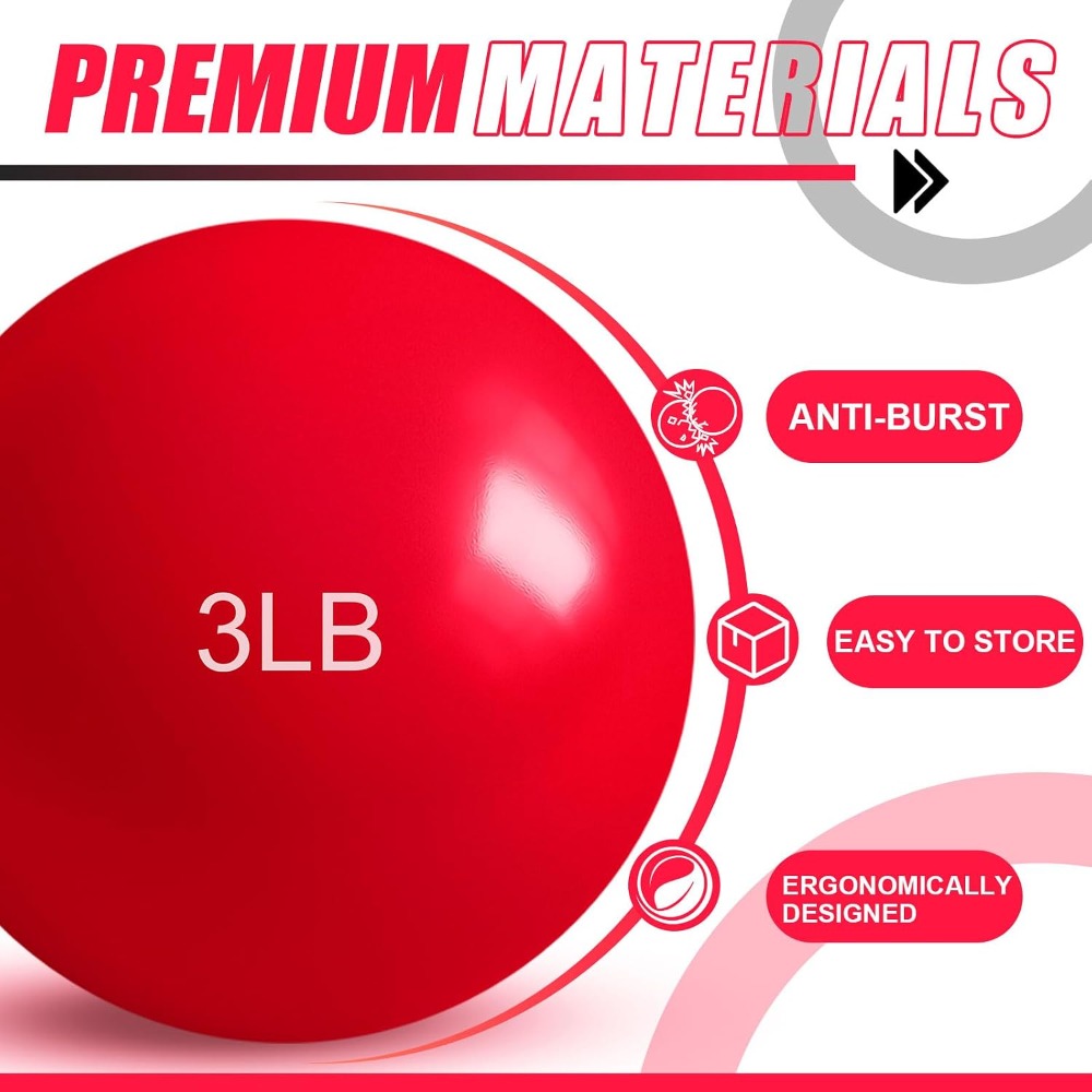 ลูกบอลออกกำลังกายแบบมีน้ำหนัก  - Pilates Yoga Ball Exercises บทวิจารณ์และราคา