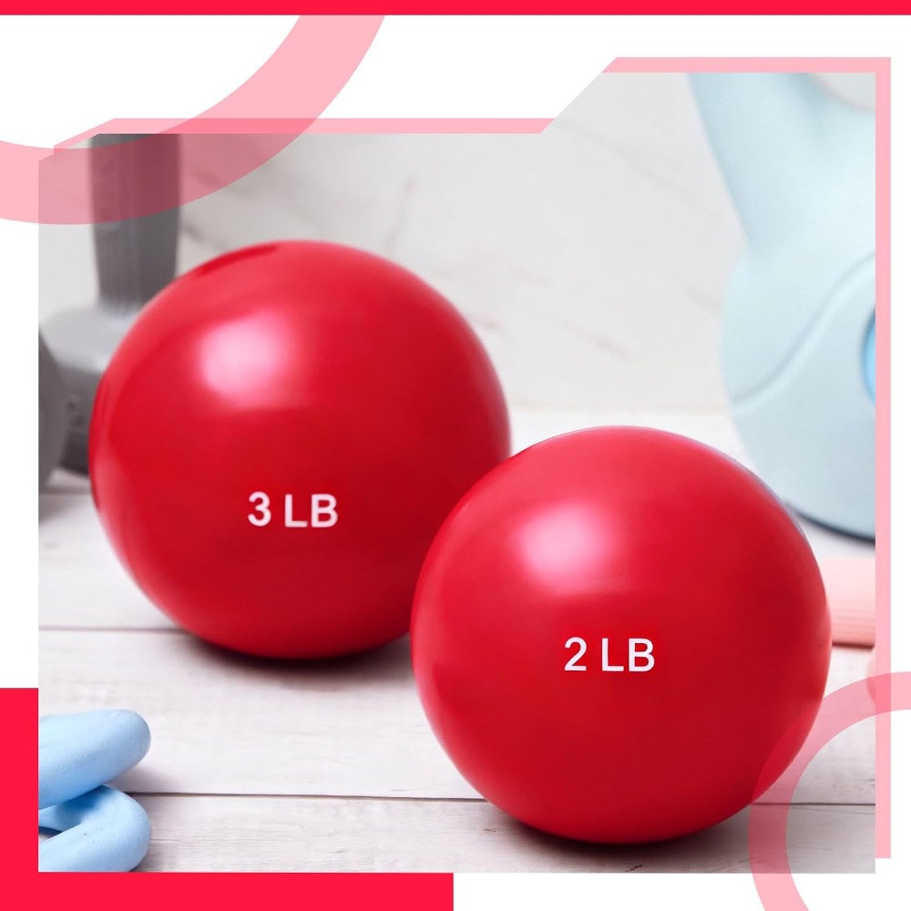 ลูกบอลออกกำลังกายแบบมีน้ำหนัก  - Pilates Yoga Ball Exercises บทวิจารณ์และราคา