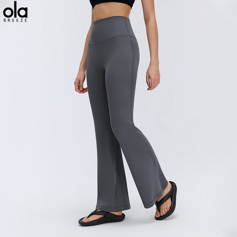 กางเกงโยคะทรงบานเอวสูง Ola bre - Pilates Yoga Tone บทวิจารณ์และราคา