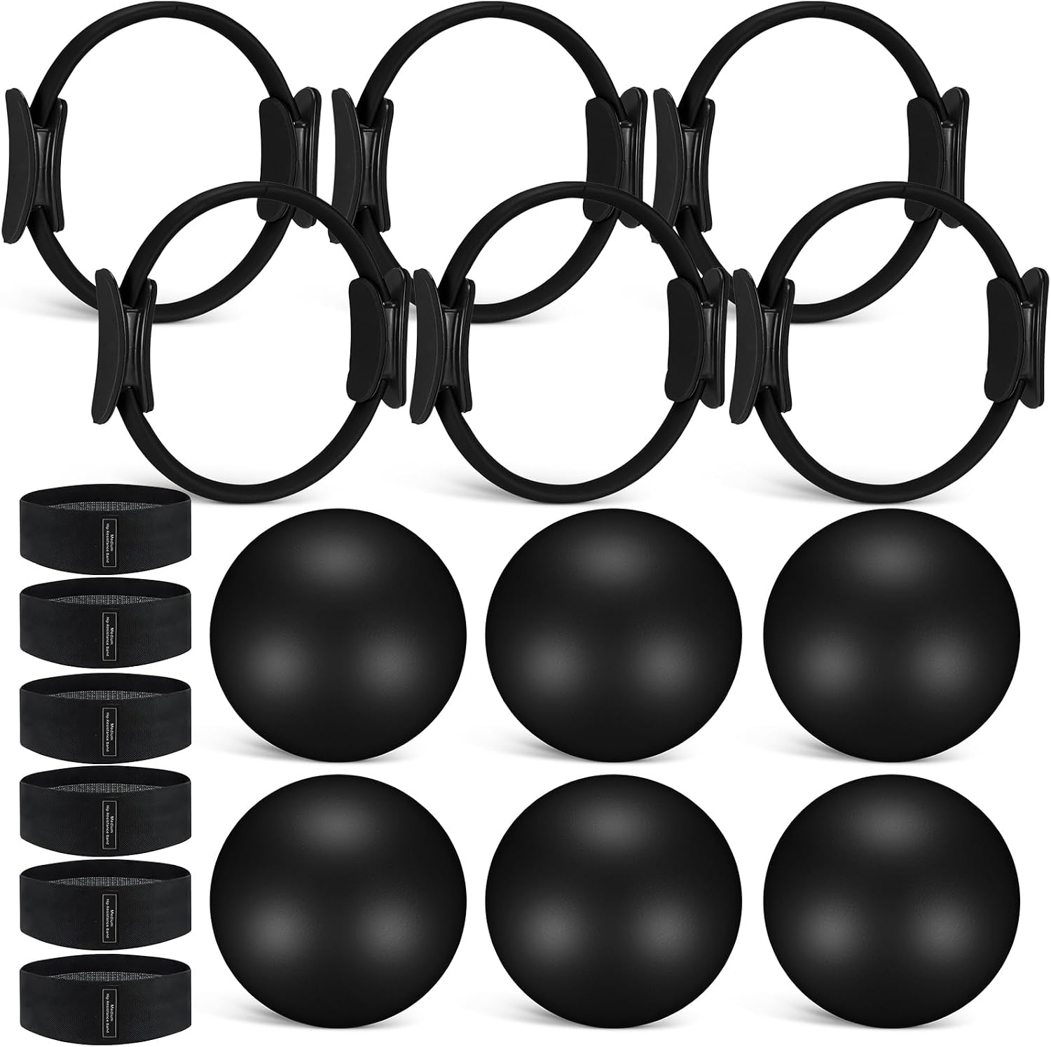 ชุดวงแหวนและลูกบอลพิลาทิส 18 ช - Pilates Yoga Tone บทวิจารณ์และราคา