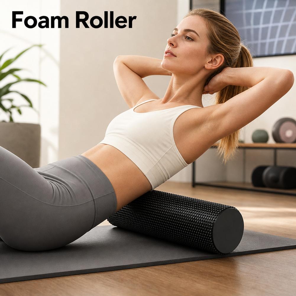 ลูกกลิ้งโฟมโยคะ EVA ความหนาแน่ - Pilates Yoga Stretching บทวิจารณ์และราคา