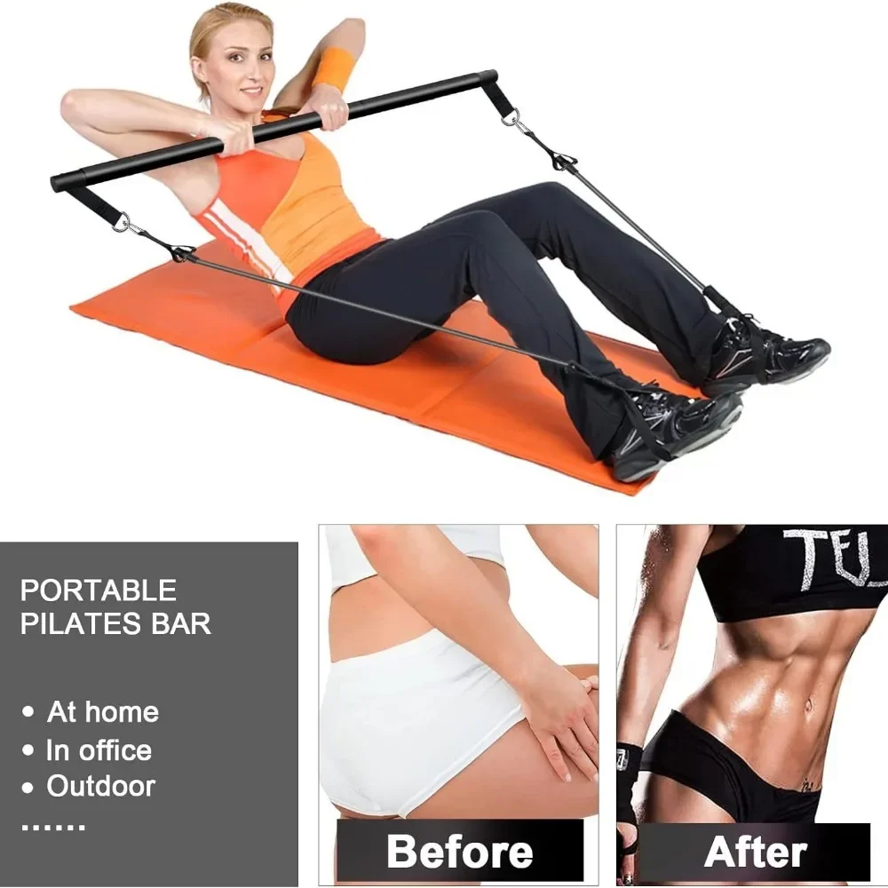 แท่งโยคะพิลาทิสแบบพกพาพร้อมสาย - Pilates Yoga Tone บทวิจารณ์และราคา