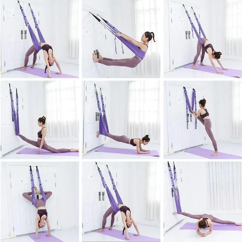 ชุดเปลญวนโยคะปรับระดับได้ พร้อ - Pilates Yoga Stretching บทวิจารณ์และราคา