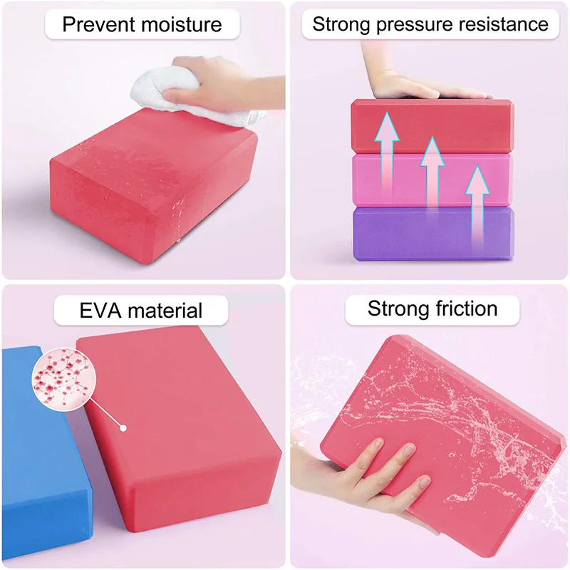 บล็อกโยคะ คิวบ์ บล็อกพิลาทิส เ - Pilates Yoga Block Exercises บทวิจารณ์และราคา